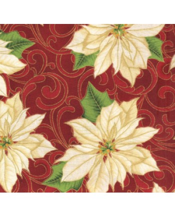 WINTER IN BLOOM - POINSETTIA - RED - BY HOFFMAN