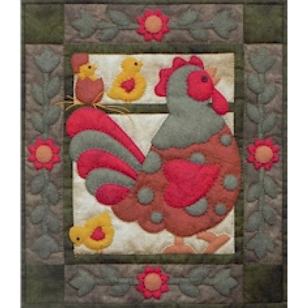 SPOTTY ROOSTER - WALL QUILT KIT