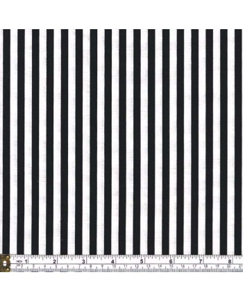 STRIPE - BLACK AND WHITE - 1/4 Inch STRIPE - BLACK AND WHITE - 1/4 Inch
