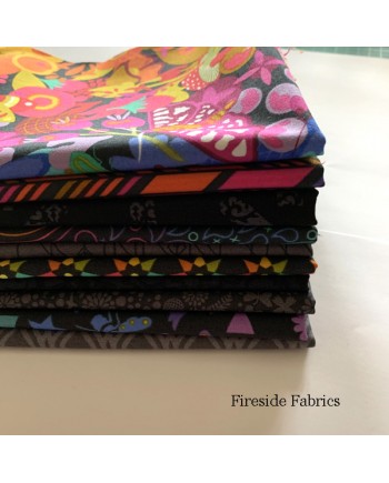 ART THEORY NIGHT - 10 FAT QUARTER PACK ART THEORY NIGHT - 10 FAT QUARTER PACK