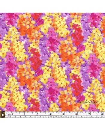 BLOOM BOUQUET - ABSTRACT FLORAL - ORANGE