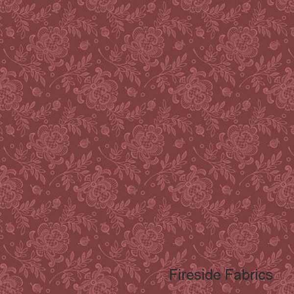 FRENCH MILL - LACE ROSE - RED