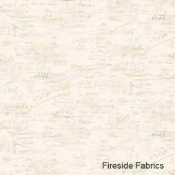 FRENCH MILL - CURSIVE WORDS - WHITE