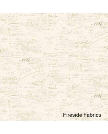 FRENCH MILL - CURSIVE WORDS - WHITE