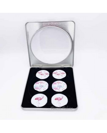 PATTERN WEIGHTS FLAMINGO- 40mm PATTERN WEIGHTS FLAMINGO- 40mm