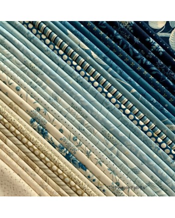 BLUE ESCAPE - LAYER CAKE - 30 SQUARE LAYERS BLUE ESCAPE - LAYER CAKE - 30 SQUARE LAYERS