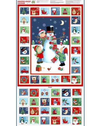 SNOWMAN ADVENT CALENDAR PANEL