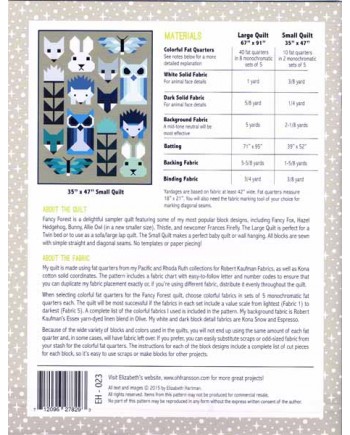 ELIZABETH HARTMAN - FANCY FOREST PATTERN ELIZABETH HARTMAN - FANCY FOREST PATTERN