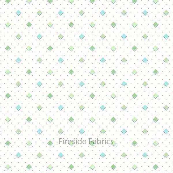 FOR YOUR LOVE - SQUARE DOT - BLUE/green