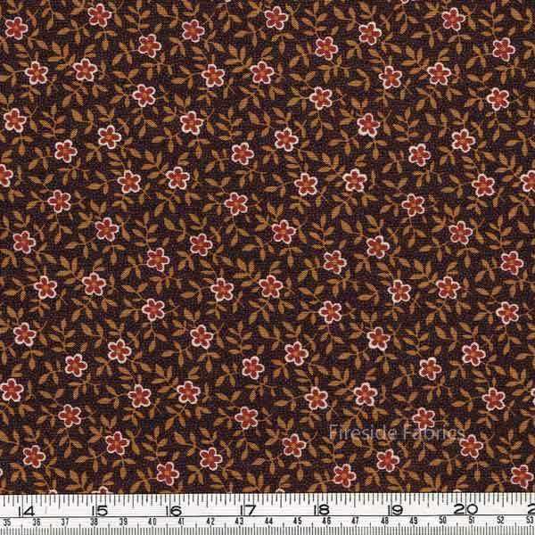 CATHERINE - SMALL FLOWER - BROWN