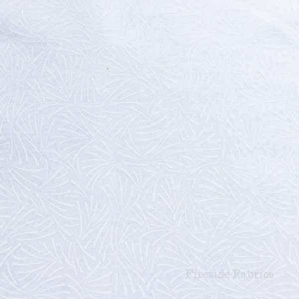 RAMBLINGS - WHITE ON WHITE - PINE NEEDLES