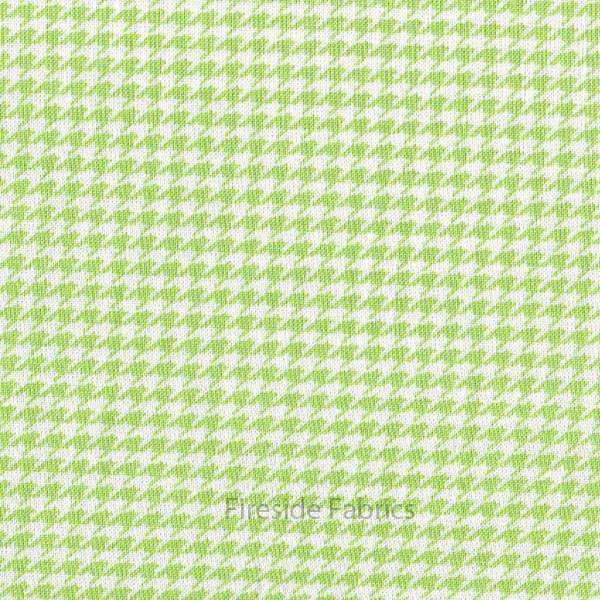 NOTTING HILL - SML HOUNDSTOOTH - GREEN/WHITE