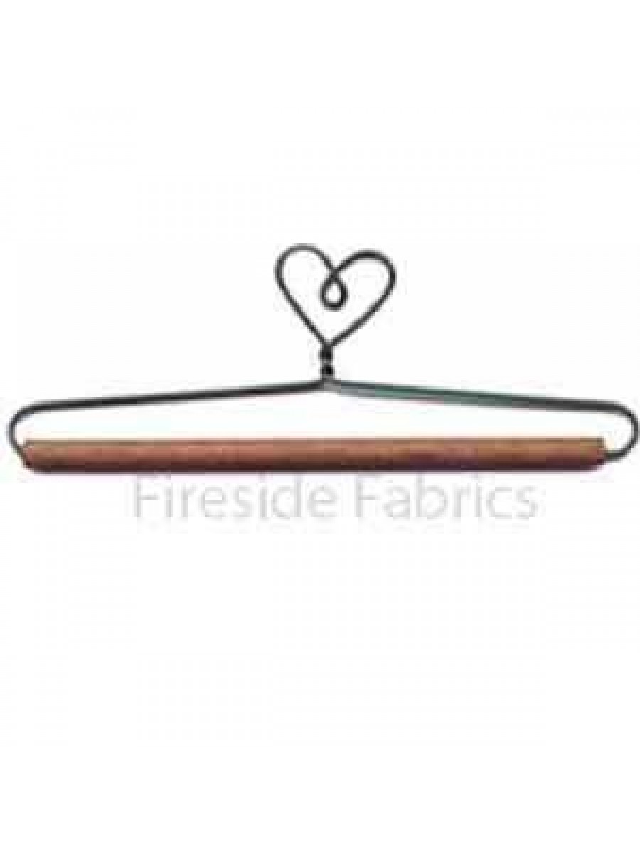 Heart Wire Quilt Hanger With Dowel 6 15cm Fireside