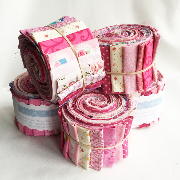 JELLY ROLL - PINKS - 20 STRIPS