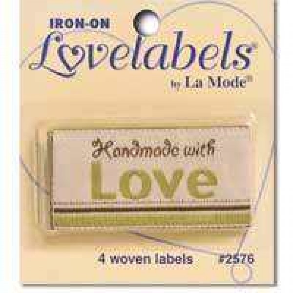 4 LABELS - HANDMADE WITH LOVE - GREEN