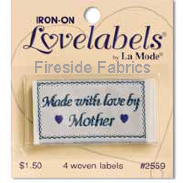 4 LABELS - MADE WITH LOVE BY MOTHER